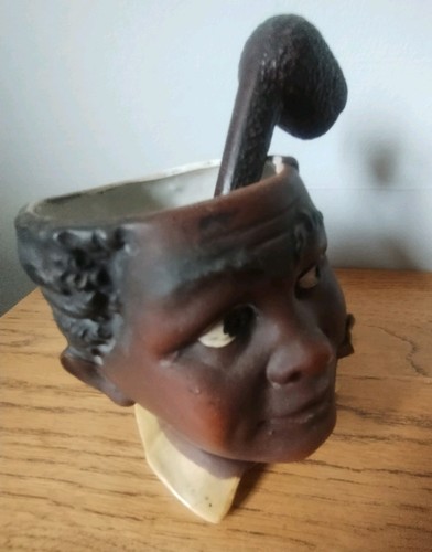 Antique figural head tabacco - antique,