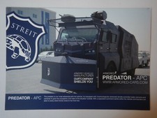 STREIT GROUP PREDATOR Armoured APC Vehicle orig USA Mkt Sales Leaflet Brochure 