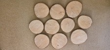 Box of 10 Natural Rustic Wood Table Centrepieces Wedding/Party Diameter 14-17cm
