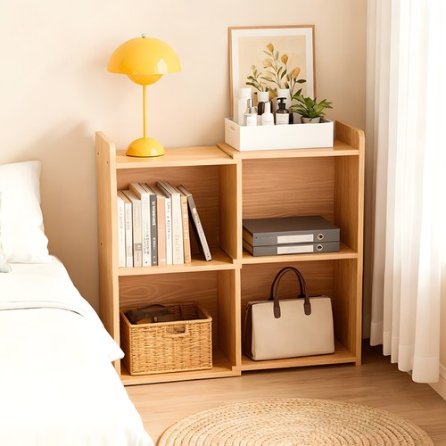 Adjustable wooden bookshelf - adjustable,