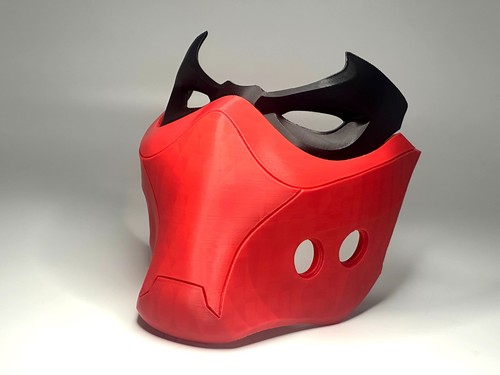 Red hood outlaw mask - red, –