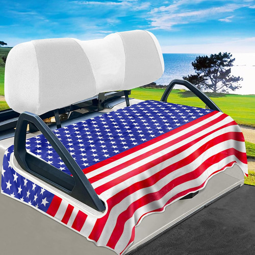American flag golf cart seat - golf,