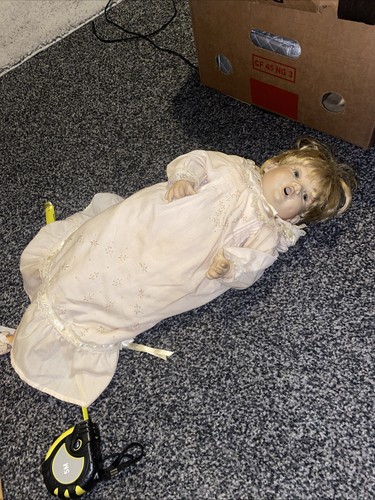 Vintage porcelain doll - vintage,