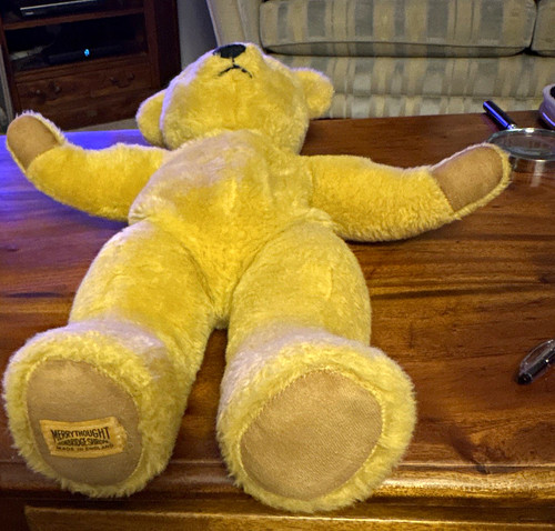 Merrythought yellow plush - yellow,