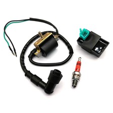 5-Pin Male Spark Plug CDI Box&Ignition Coil For Honda XL185 XL XR 70 75 80 100