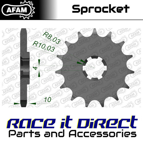Sprocket for hyosung 125 - sprocket, rt
