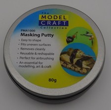 MASKING PUTTY model makers Re-useable mouldable clay 80g tin ModelCraft PMA1000