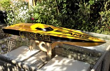 rc boat hull Barracuda 42 for electric nitro power carbon fibre