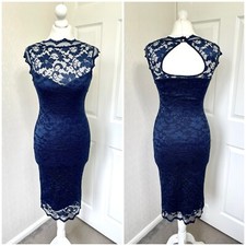 Amy Childs Navy Lace Bodycon