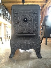 Ulefos No 62 Classic Cast Iron Wood Burning Stove Left Flue Exit #10