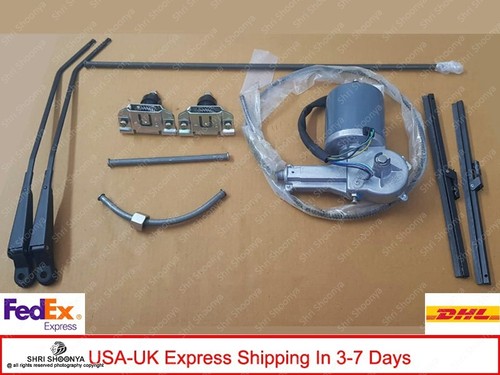 Lucas wiper motor - motor, arm