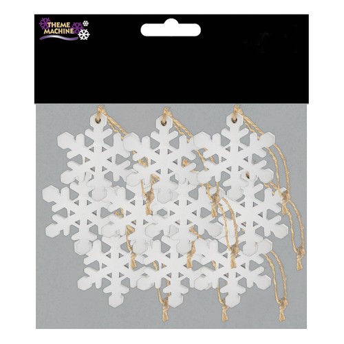 Christmas wooden snowflakes - christmas,