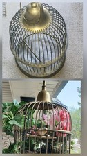 Brass Bird Cage vintage
