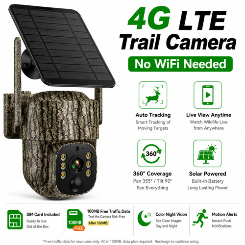 Wildlife trail camera - 4g,