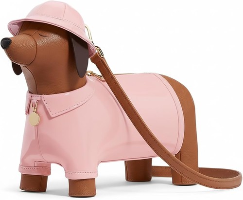 Women cute sausage dog handbag - cute,