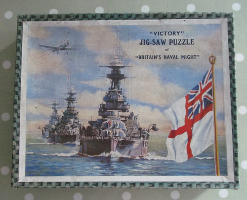 Vintage wooden victory jigsaw - wooden,