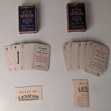 2x Waddington's Lexicon Card
