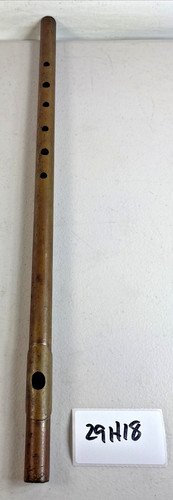 Flute fife brass - brass, antique