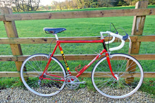 Vintage Raleigh Ti Joop Zoetemelk Steel Frame Road Race Bike Eroica Excellent!