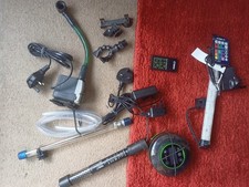 Aquarium Set - 5 things / 1.Fish Feeder/ 2.led lamp/3.pump/ 4.UV Lamp/ 5.Heater