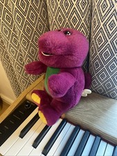 Barney Dinosaur Gund 1997 Vintage Wind Up Musical Plush Teddy Soft Toy (a6)