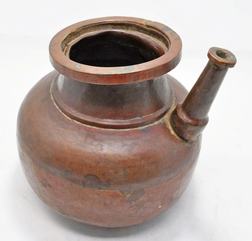 Antique copper water serving - antique,