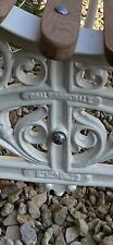 An original Coalbrookdale garden bench c1875 includes brand & Reg No. embossed  