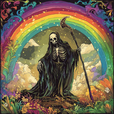 Wall decal sticker Grim Reaper