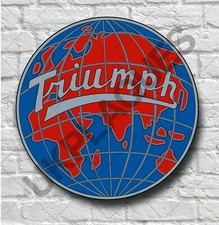 TRIUMPH 2FT GARAGE WALL SIGN