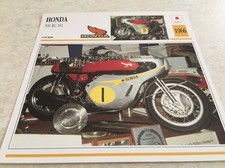 Honda 500 RC181 Motorcycle Card 1966 Racing Collection Atlas Japan
