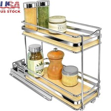Pull-Out Spice Rack Organizer