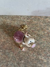 Arora Hidden Treasures Of A Little Pink Pig With A Baby Pig On A Chain Inside.