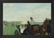 Horse-Drawn Carriage in a