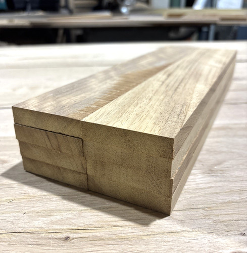 Planed iroko hardwood offcuts - planed,
