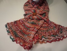 hand knitted Scarf Unique