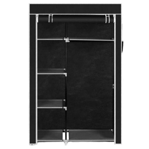 Black portable closet - 64",