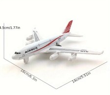 Airplane toy metal pull - metal,