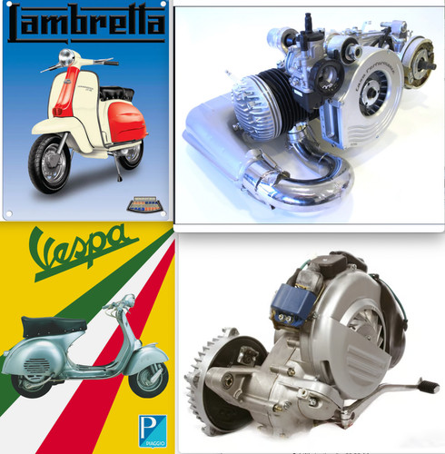 Lambretta vespa scooter - &,