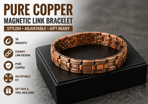 Men pure copper magnetic - copper,