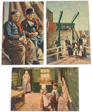 Lot of 3 Old Postcards