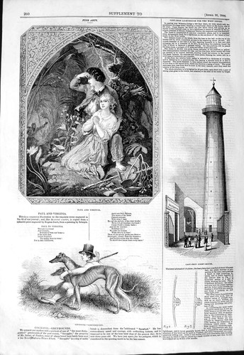 Original old antique print - original,