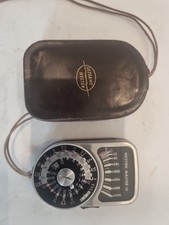 Sangamo Weston Master IV Camera Light Exposure Meter with Leather Case