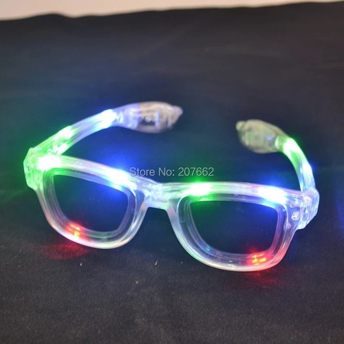 Led flashing glow - led, glasses