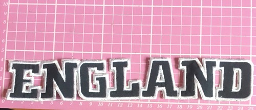 Large england badge - badge, patch
