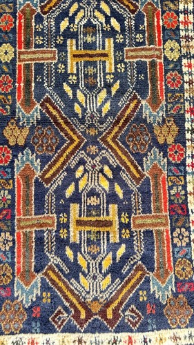Authentic hand knotted afghan - authentic,