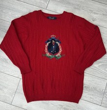 Pringle Red Wool Knitted