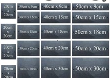 New deep engraved slate - new, house