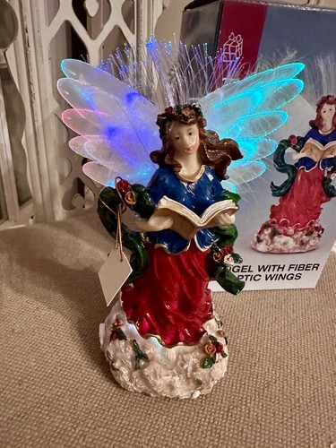 Christmas angel fiber - christmas, 9”