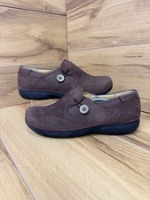 Clarks Womens Un Structured Slip On Shoes - Un Loop Brown size 6D Uk  no box 