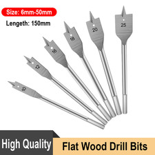 Flat Wood Drill Bits (6-50mm)